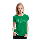 Sagittarius AF Women’s Premium T-Shirt (CK1563) - kelly green