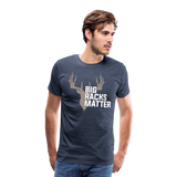 Big Racks Matter Men's Premium T-Shirt (KS1024) - heather blue