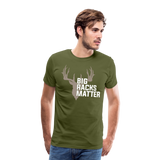 Big Racks Matter Men's Premium T-Shirt (KS1024) - olive green