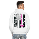 Alicia RN Nurse Flag Gildan Heavy Blend Adult Hoodie - white