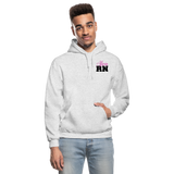 Alicia RN Nurse Flag Gildan Heavy Blend Adult Hoodie - light heather gray