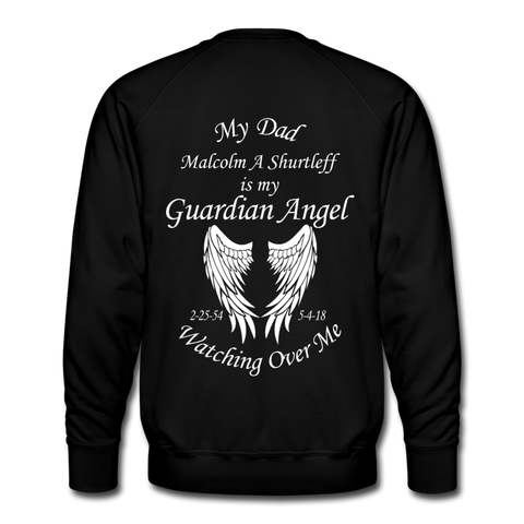 Dad Malcolm A Shurtleff Men’s Premium Sweatshirt - black