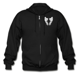 Mom Guardian Angel Gildan Heavy Blend Adult Zip Hoodie (CK3545 Mom Zip) - black