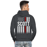 Scott Firefighter Gildan Heavy Blend Adult Hoodie - charcoal grey