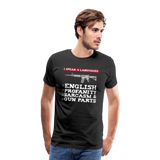 I Speak Four Languages Men's Premium T-Shirt (CK4133) - black