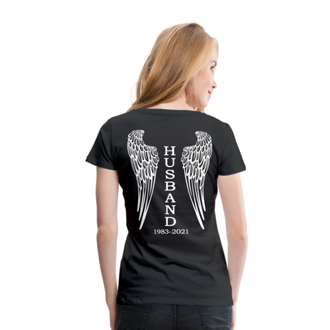 Husband 1983-2021 Women’s Premium T-Shirt - black