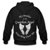 Brother Guardian Angel Gildan Heavy Blend Adult Zip Hoodie (CK3609 Zip) - black