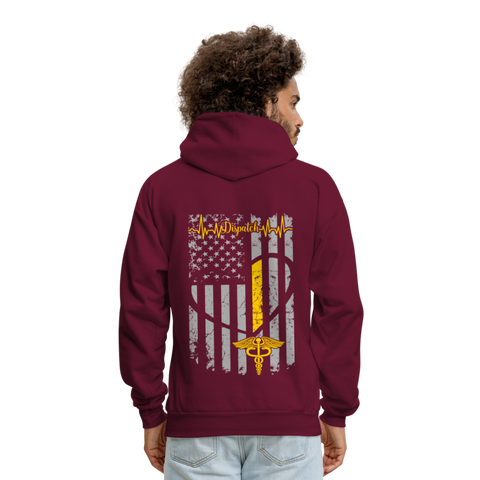 L. Misner Men's Hoodie - burgundy