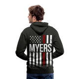 Myers Men’s Premium Hoodie - charcoal grey