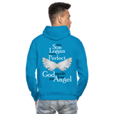Logan Guardian Angel Gildan Heavy Blend Adult Hoodie - turquoise