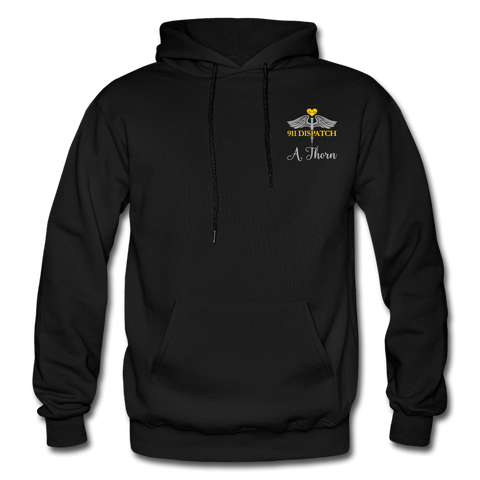 A. Thorn Gildan Heavy Blend Adult Hoodie - black