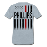 Phillips Men's Premium T-Shirt - heather ice blue