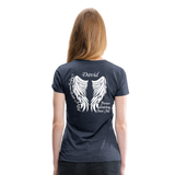 David Women's Premium T-Shirt - heather blue