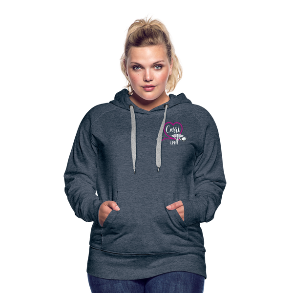 Carri LPN Women’s Premium Hoodie - heather denim