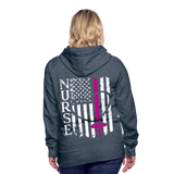Carri LPN Women’s Premium Hoodie - heather denim