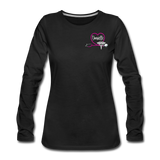 Danielle Women's Premium Slim Fit Long Sleeve T-Shirt - black