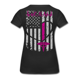 Certified Medical Assistant, CMA Women's Premium T-Shirt - black