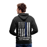 Protect With Honor - Serve With Pride Gildan Heavy Blend Adult Hoodie - black