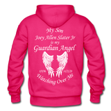 son Joey Allen Slater Jr Gildan Heavy Blend Adult Hoodie - fuchsia