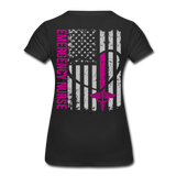 Emily Emergency Nurse Flag Women’s Premium T-Shirt - black