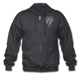 Misty RN/BSN Gildan Heavy Blend Adult Zip Hoodie - deep heather