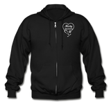 Misty RN/BSN Gildan Heavy Blend Adult Zip Hoodie - black