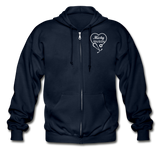 Misty RN/BSN Gildan Heavy Blend Adult Zip Hoodie - navy