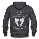 My Pa is my Guardian Angel Gildan Heavy Blend Adult Hoodie - charcoal grey
