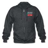 DELRAY ZIPPER HOODIE Gildan Heavy Blend Adult Zip Hoodie - deep heather