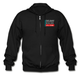 DELRAY ZIPPER HOODIE Gildan Heavy Blend Adult Zip Hoodie - black