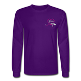 Jenna ER Nurse Flag Men's Long Sleeve T-Shirt - purple