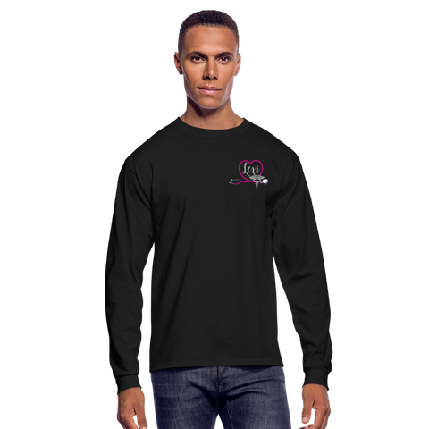 Lexi ER Nurse Men's Long Sleeve T-Shirt - black
