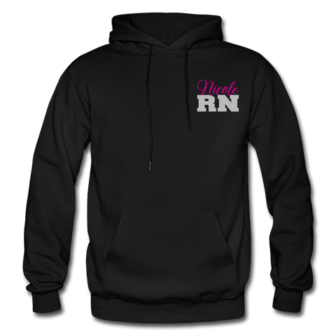 Nicole RN Gildan Heavy Blend Adult Hoodie - black
