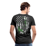 Bow Hunting Flag Men's Premium T-Shirt (KS1021) - black