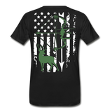 Bow Hunting Flag Men's Premium T-Shirt (KS1021) - black