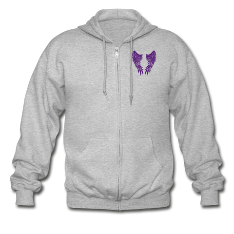 Roger K Carr Gildan Heavy Blend Adult Zip Hoodie - heather gray