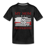 My Mom is a firefighter Kids' Premium T-Shirt - charcoal grey
