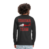 Trauma Team Back Only Men's Premium Long Sleeve T-Shirt - black