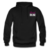 Pearl RN Nurse Flag Gildan Heavy Blend Adult Hoodie - black