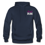 Pearl RN Nurse Flag Gildan Heavy Blend Adult Hoodie - navy