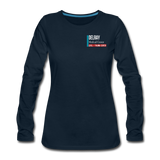 TRAUMA RESUS RN Helicopter Women's Premium Long Sleeve T-Shirt - deep navy