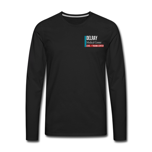 TRAUMA RESUS RN Helicopter Men's Premium Long Sleeve T-Shirt - black