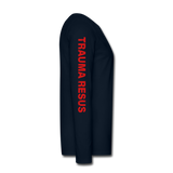 TRAUMA RESUS RN Helicopter Men's Premium Long Sleeve T-Shirt - deep navy