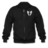 My Pop is my Guardian Angel Gildan Heavy Blend Adult Zip Hoodie - black