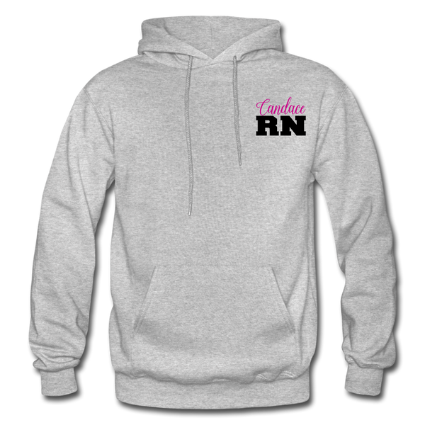 Candace Nurse Flag Gildan Heavy Blend Adult Hoodie - heather gray
