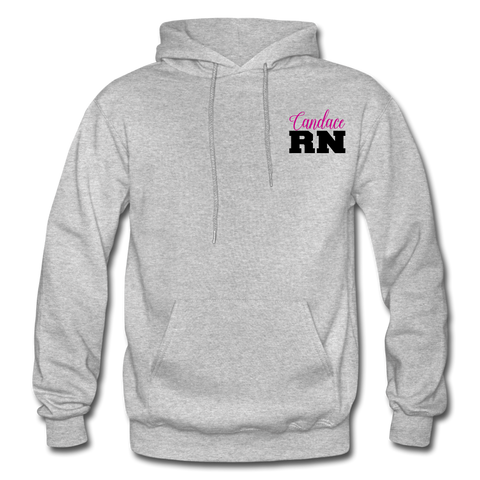 Candace Nurse Flag Gildan Heavy Blend Adult Hoodie - heather gray