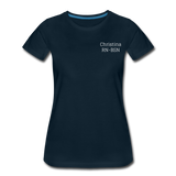 Christina, RN-BSN Women’s Premium T-Shirt - deep navy