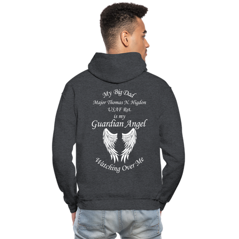 Major Thomas N. Higdon, USAF Ret. Gildan Heavy Blend Adult Hoodie - charcoal grey