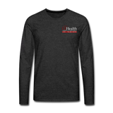 UFHeatlh Trauma Resus RN Men's Premium Long Sleeve T-Shirt - charcoal grey