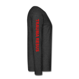 UFHeatlh Trauma Resus RN Men's Premium Long Sleeve T-Shirt - charcoal grey